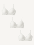 3-Pack Seamless Seamless Everyday Push Up Jelly Bra