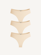 3-Pack Seamless Thong Skin