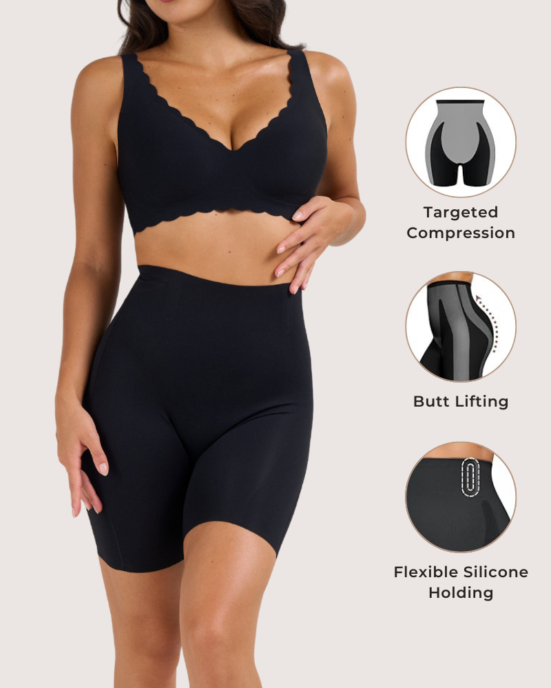 High-Waisted Shaping Shorts