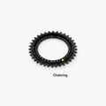 Bicycle modification kit front wheel one-way sprocket