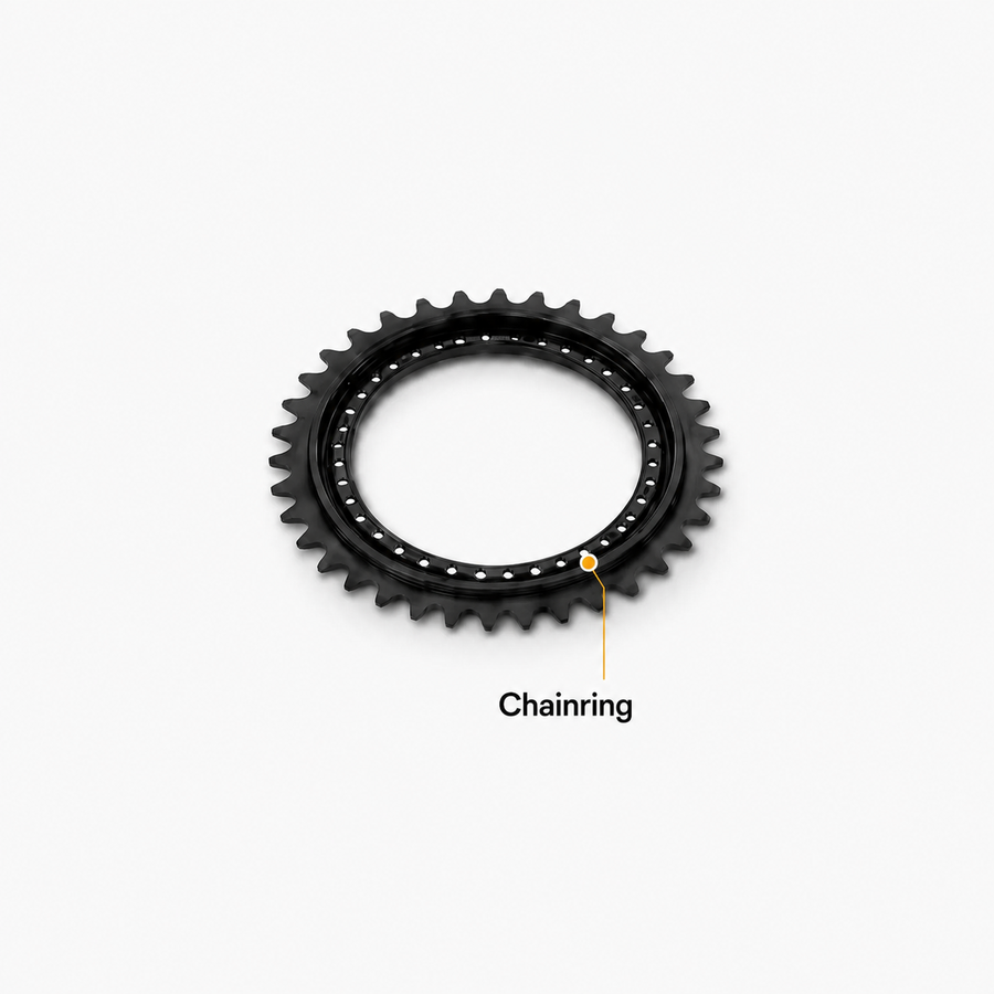 Bicycle modification kit front wheel one-way sprocket