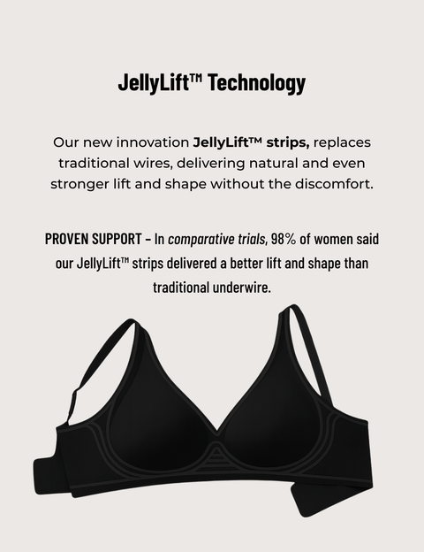 Seamless Everyday Push Up Jelly Bra