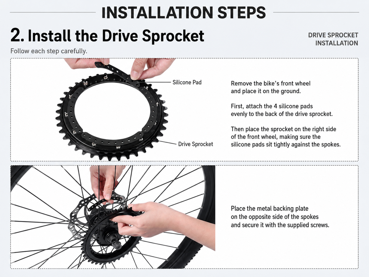 Install the Drive Sprocket