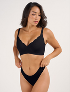 Seamless Scalloped Wireless Jelly Bra