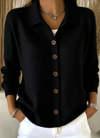 Clearance Sale🔥Women Cotton Plain Long Sleeve Comfy Casual Cardigan